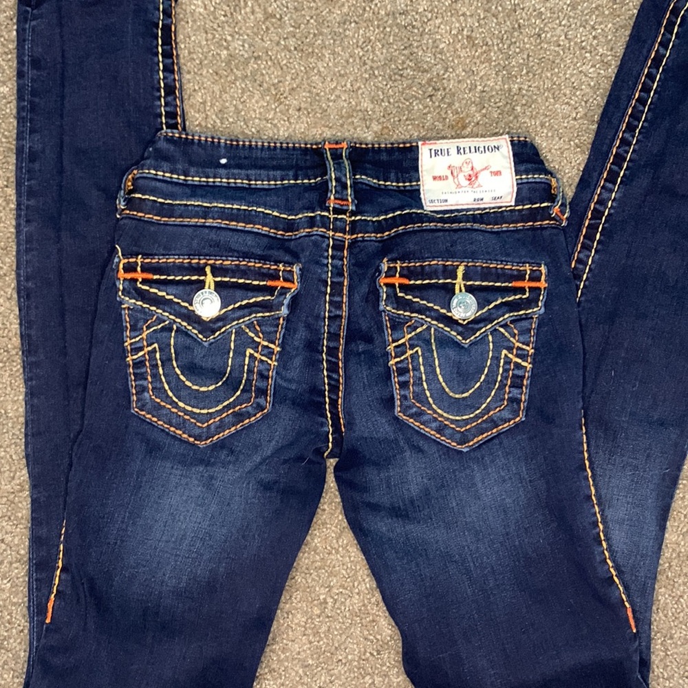 True Religion Stella Low Rise Skinny Jeans